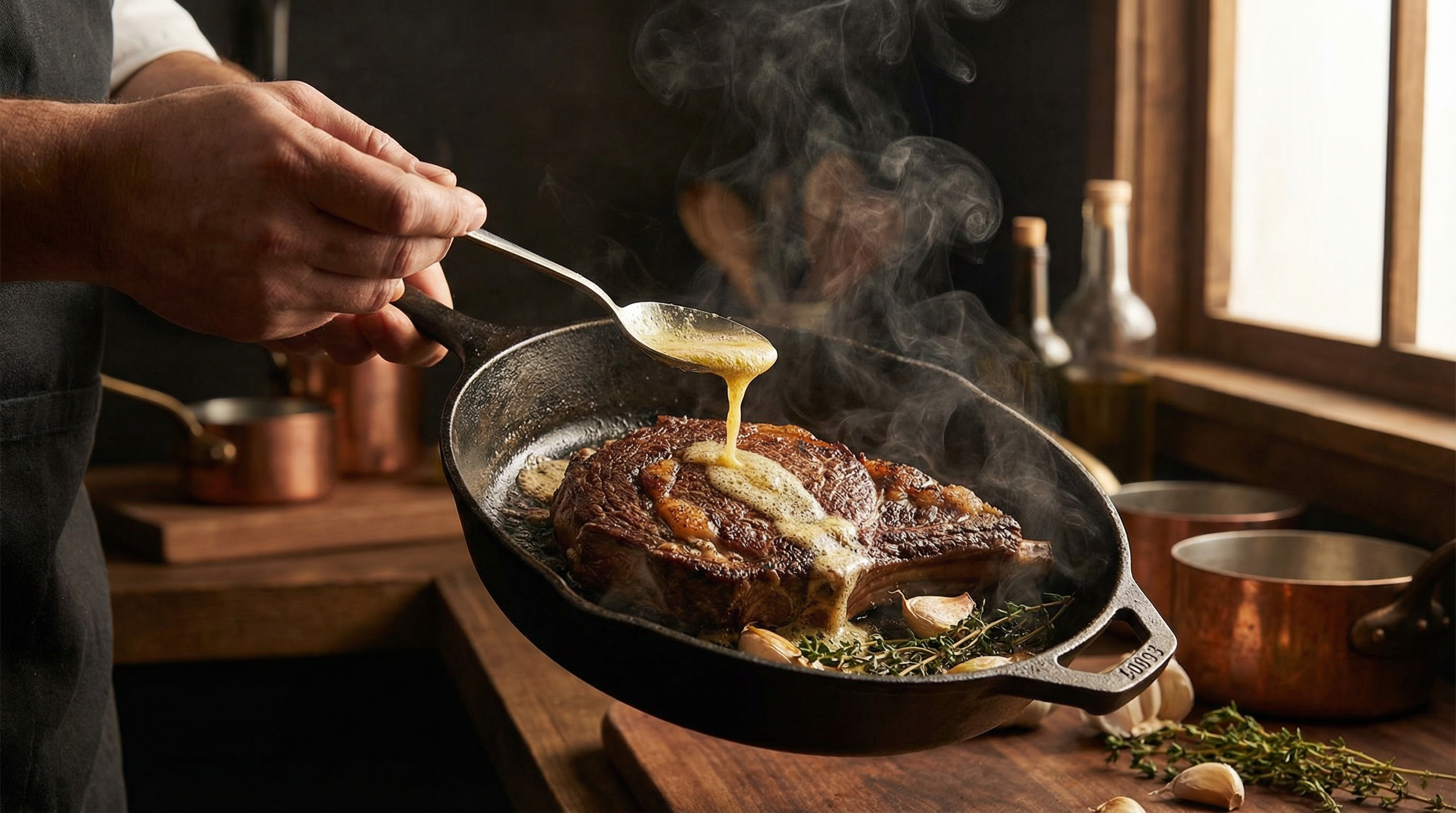 Butter Basting Steak: Science of Fat, Flavor & the Perfect Crust